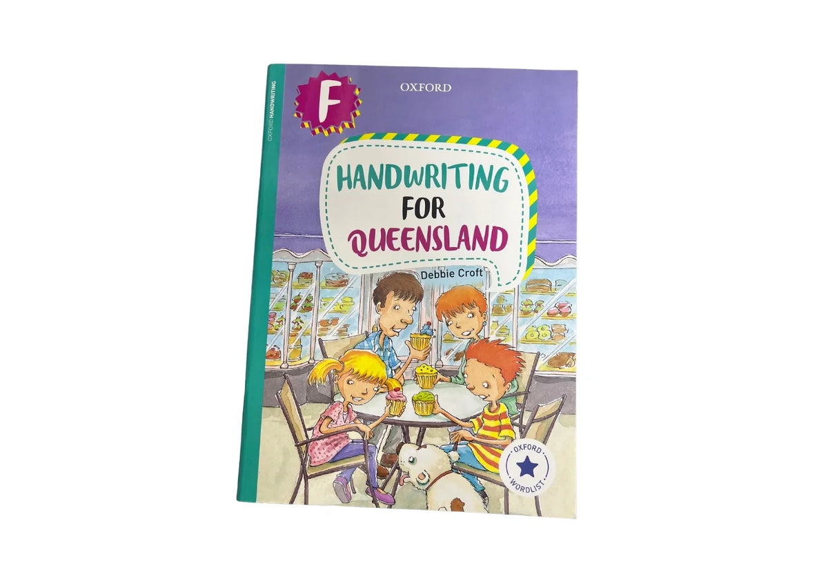 Oxford Handwriting for Queensland F Book cover type