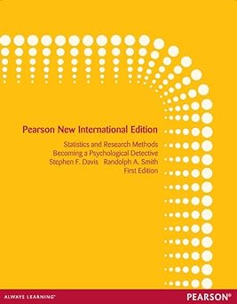 Introduction to Statistics and Research Methods: Becoming a Psychological Detective