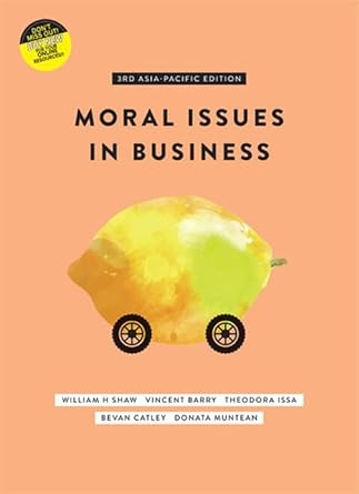 Moral Issues in Business With Student Resource Access 12 Months