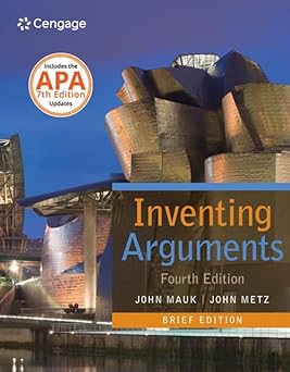 Inventing Arguments (with 2016 MLA Update Card)
