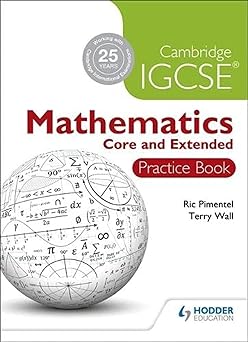 Cambridge IGCSE mathematics.