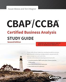 CBAP / CCBA certified business analysis study guide