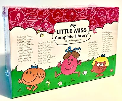 My LITTLE MISS Complete Library By Roger Hargreaves | 36 Books Set | Imported from Australia in Eco Friendly Packaging crafted by Delia Creations
