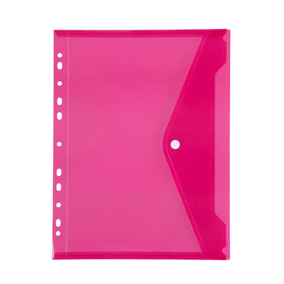 Binder Pocket Marbig A4 With Button Colour Pink