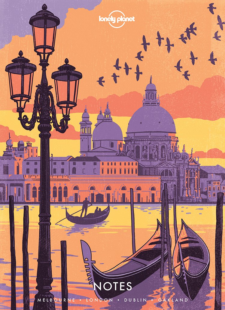 Lonely Planet Notebook with Illustrated Cover - Europe 1