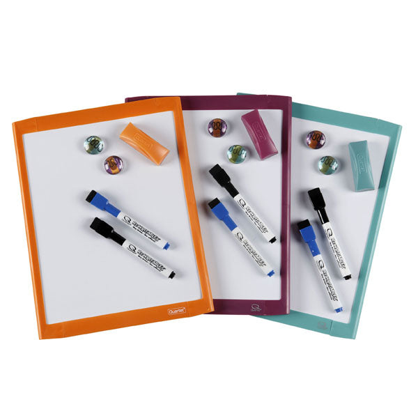 WHITEBOARD QUARTET BASICS 216 X 280 MM ASSORTED, GREAT FOR CHILDREN AND HOMES