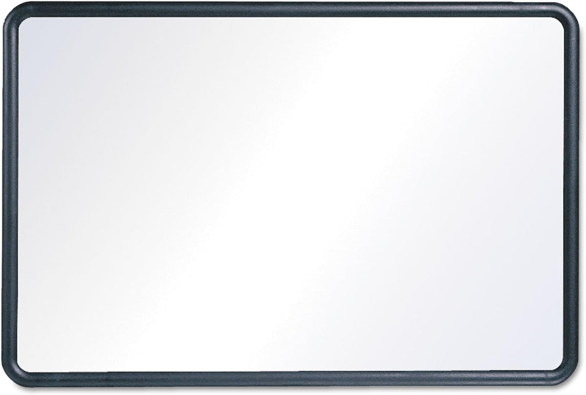 Quartet 7554 Contour Dry-Erase Board, Melamine, 48 x 36, White Surface, Black Frame