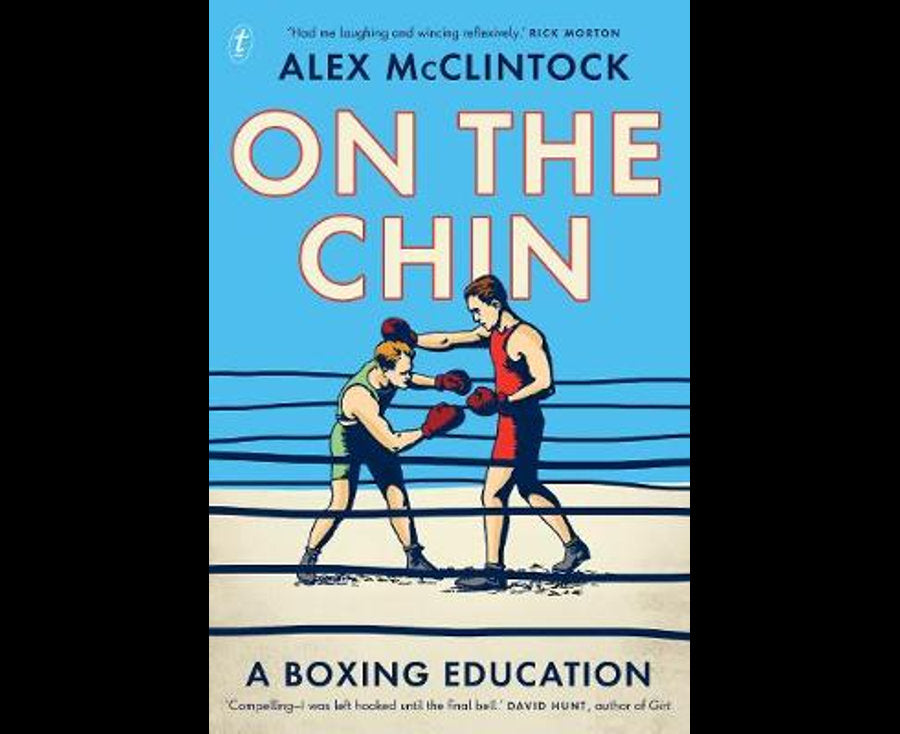 On the chin
