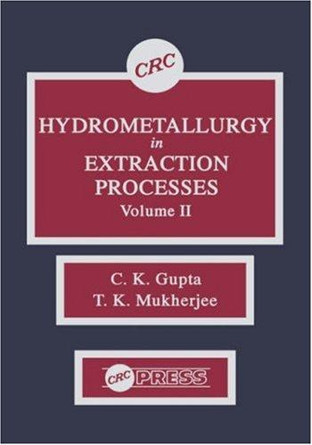 Hydrometallurgy in Extraction Processes