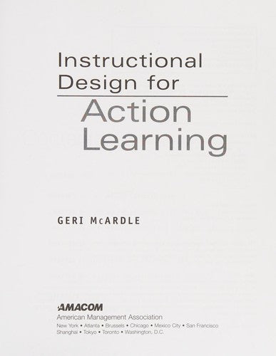 Instructional Design for Action Learning