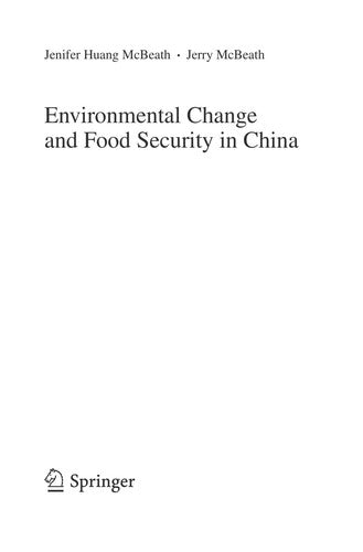 Environmental Change and Food Security in China
