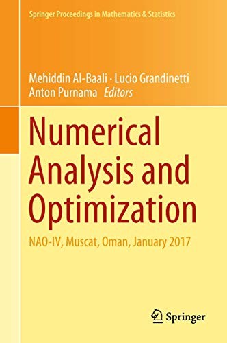Numerical Analysis and Optimization NAO-IV, Muscat, Oman, January 2017