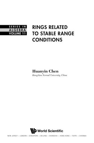 Rings Related to Stable Range Conditions