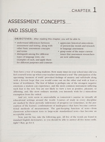 Language Assessment Principles and Classroom Practices