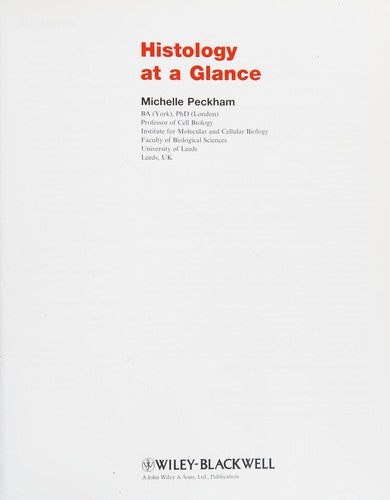 Histology at a Glance