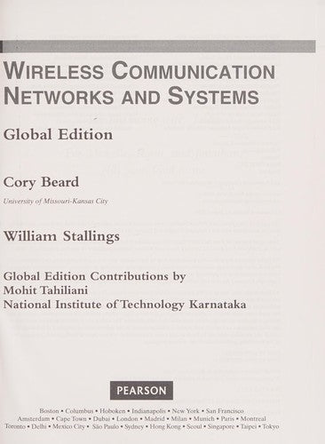 Wireless Communication Networks and Systems