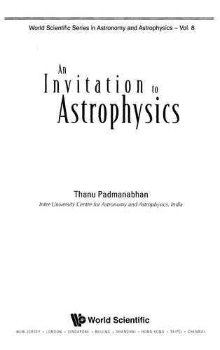 An Invitation to Astrophysics