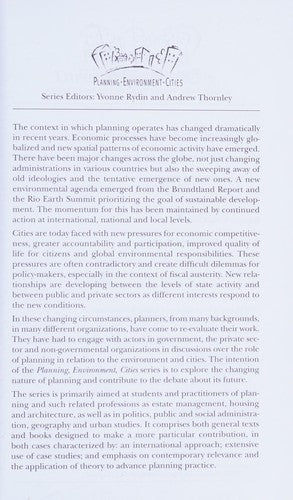 Planning and Diversity in the City Redistribution, Recognition and Encounter