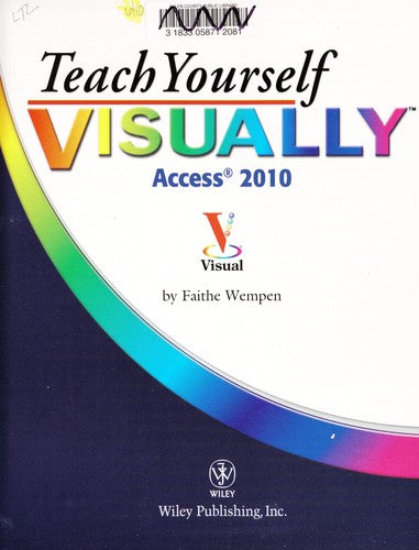 Teach Yourself VISUALLY Access 2010