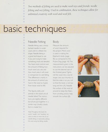 Wool Toys and Friends Step-by-Step Instructions for Needle-Felting Fun