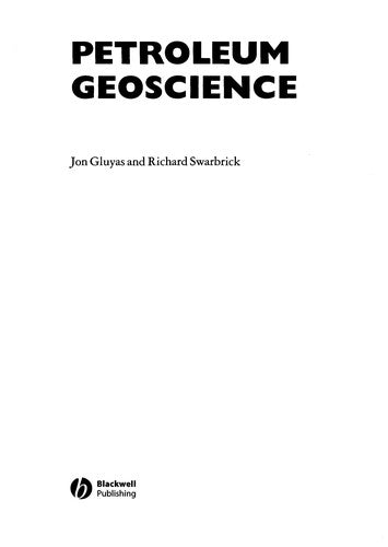 Petroleum Geoscience