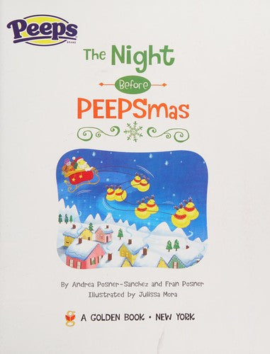 The Night Before PEEPSmas (Peeps) (Big Golden Book)