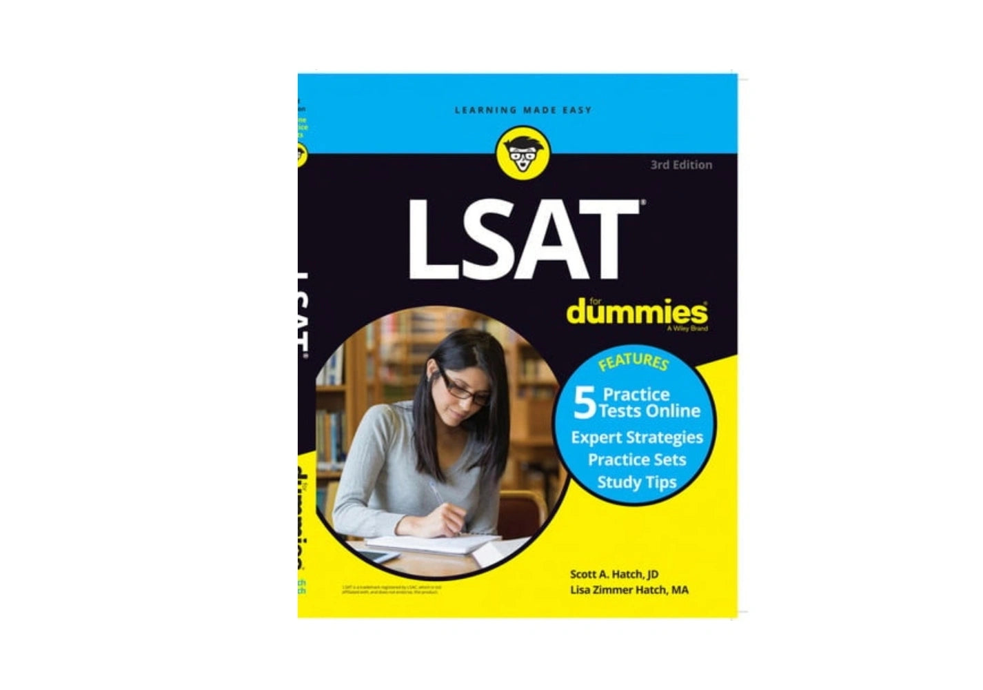 LSAT For Dummies Book + 5 Practice Tests Online