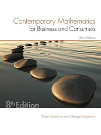 Contemporary Mathematics for Business & Consumers