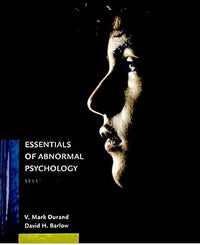 Essentials of abnormal psychology