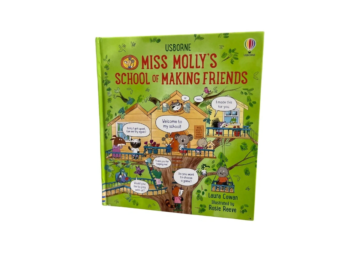 Miss Molly's School of Making Friends: A Friendship Book for Kids – A Fun Picture Story About Conversations and Apologizing for Children (Ages 3-7)