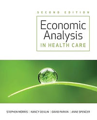 Economic Analysis in Health Care