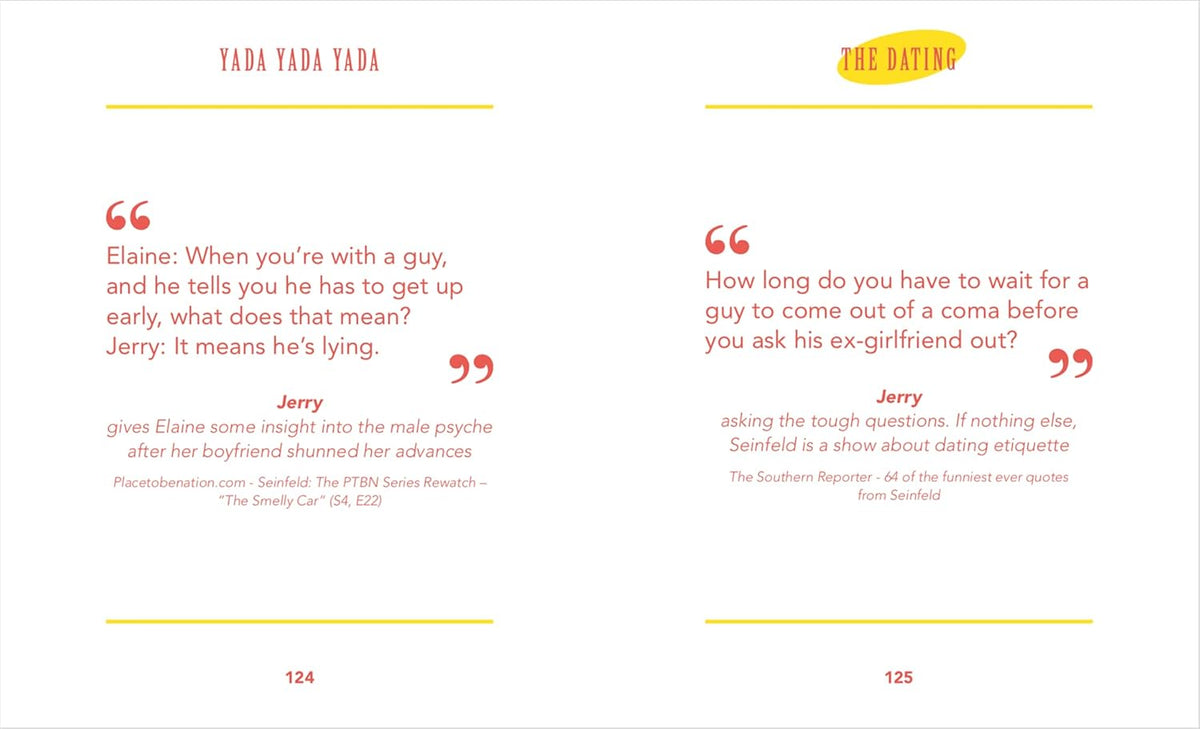 "Yada Yada Yada": The Little Guide to Seinfeld (The Little Books of Film & TV, 3)