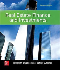 Real estate finance and investments