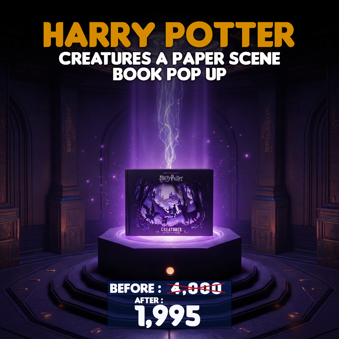 Harry Potter Creatures Paper Scene Book