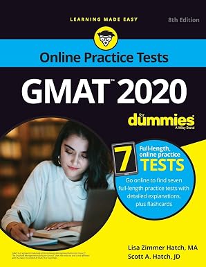 GMAT For Dummies 2020 Book + 7 Practice Tests Online + Flashcards