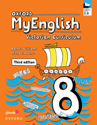 Oxford MyEnglish 8 VIC Student book + obook assess 2E