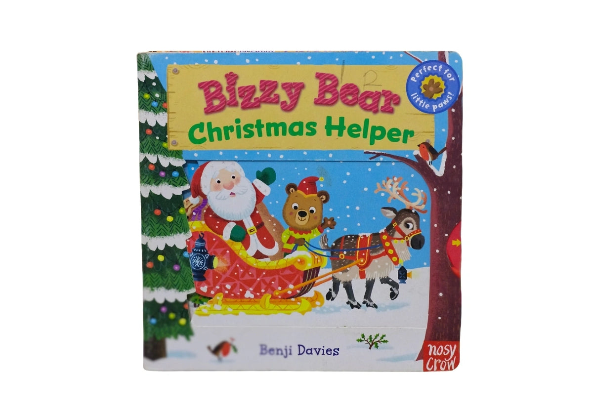 Bizzy Bear: Christmas Helper: (Interactive Holiday Board Book for Toddlers - With Sturdy Tabs and Slides to Push and Pull)