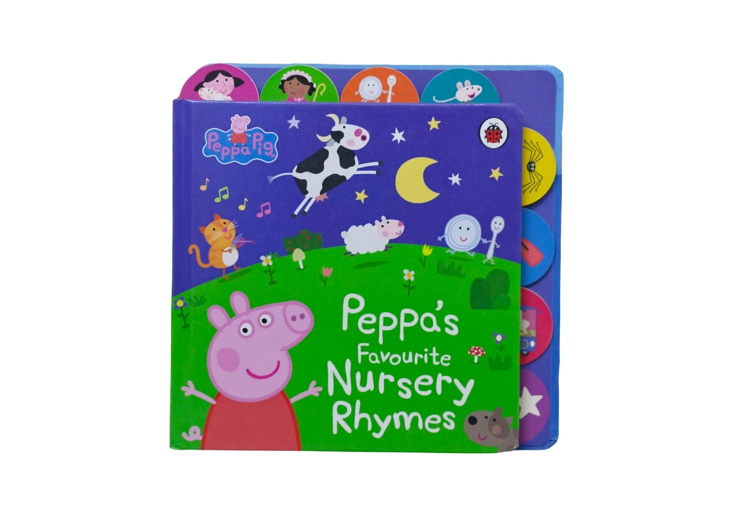 Ladybird Peppa Pig Peppas Favourite Nursery Rhymes Tabbed Board Book.