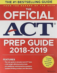 The Official Act Prep Guide, 2018-19 Edition (book + Bonus Online Content)