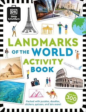 Little Travellers Landmarks of the World: Packed with puzzles, doodles, stickers, quizzes, and lots more