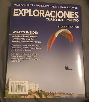 Exploraciones Curso Intermedio (with iLrn Printed Access Card) (World Languages)
