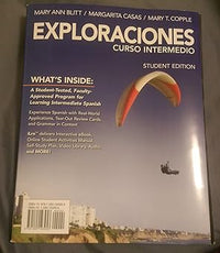 Exploraciones Curso Intermedio (with iLrn Printed Access Card) (World Languages)