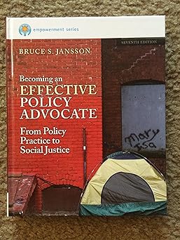 Becoming an Effective Policy Advocate