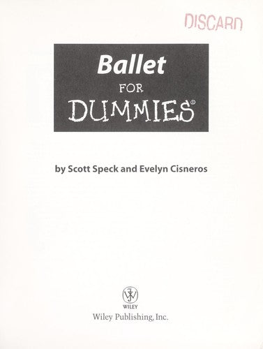 Ballet For Dummies