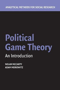 Political Game Theory An Introduction