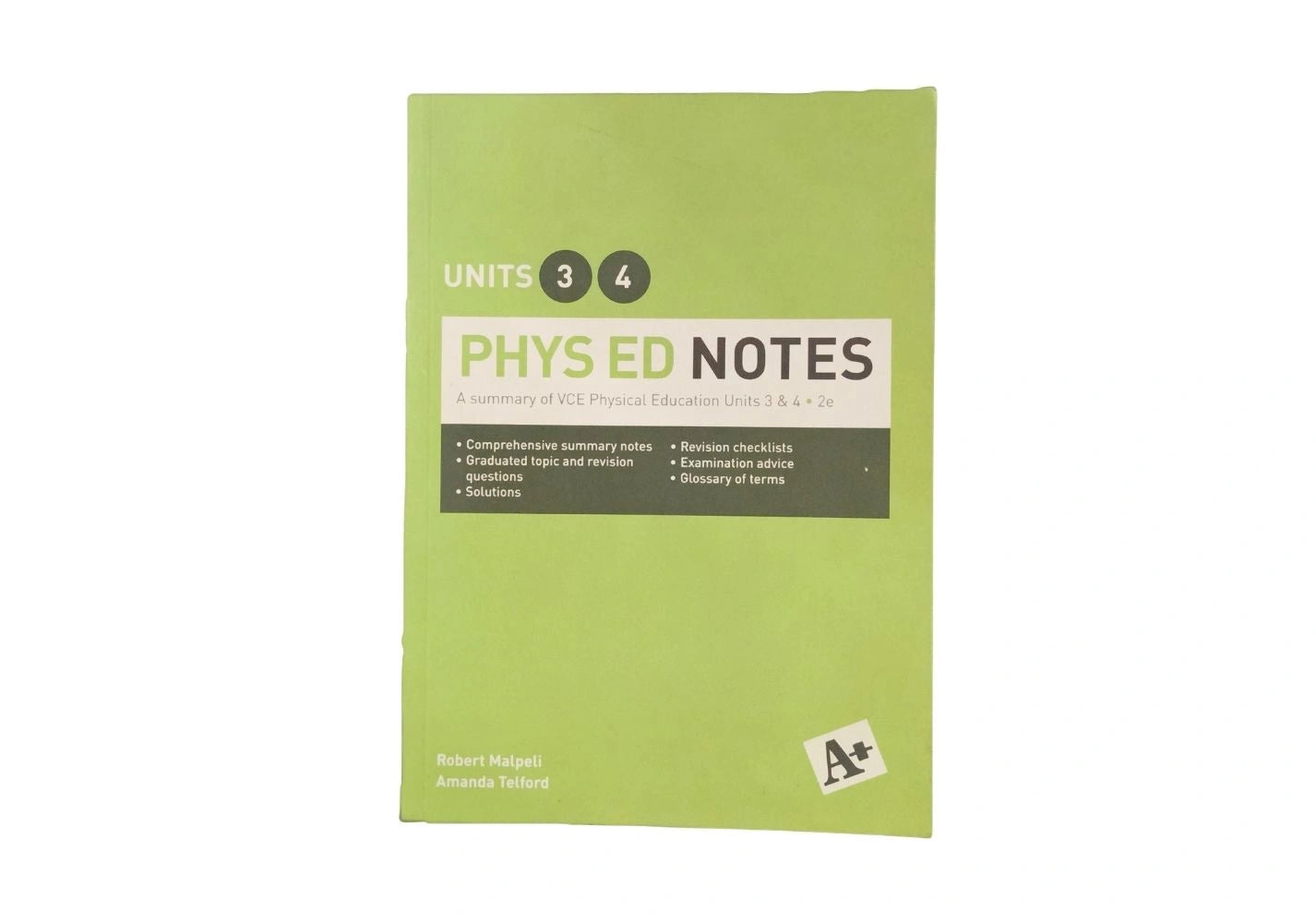 A+ Phys Ed Notes Units 3 & 4 A Summary of VCE Physical Education