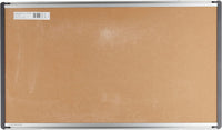 Quartet Bulletin Board, 24" x 14", Corkboard, Cubicle, Arc, Aluminum Frame (ARCB2414)