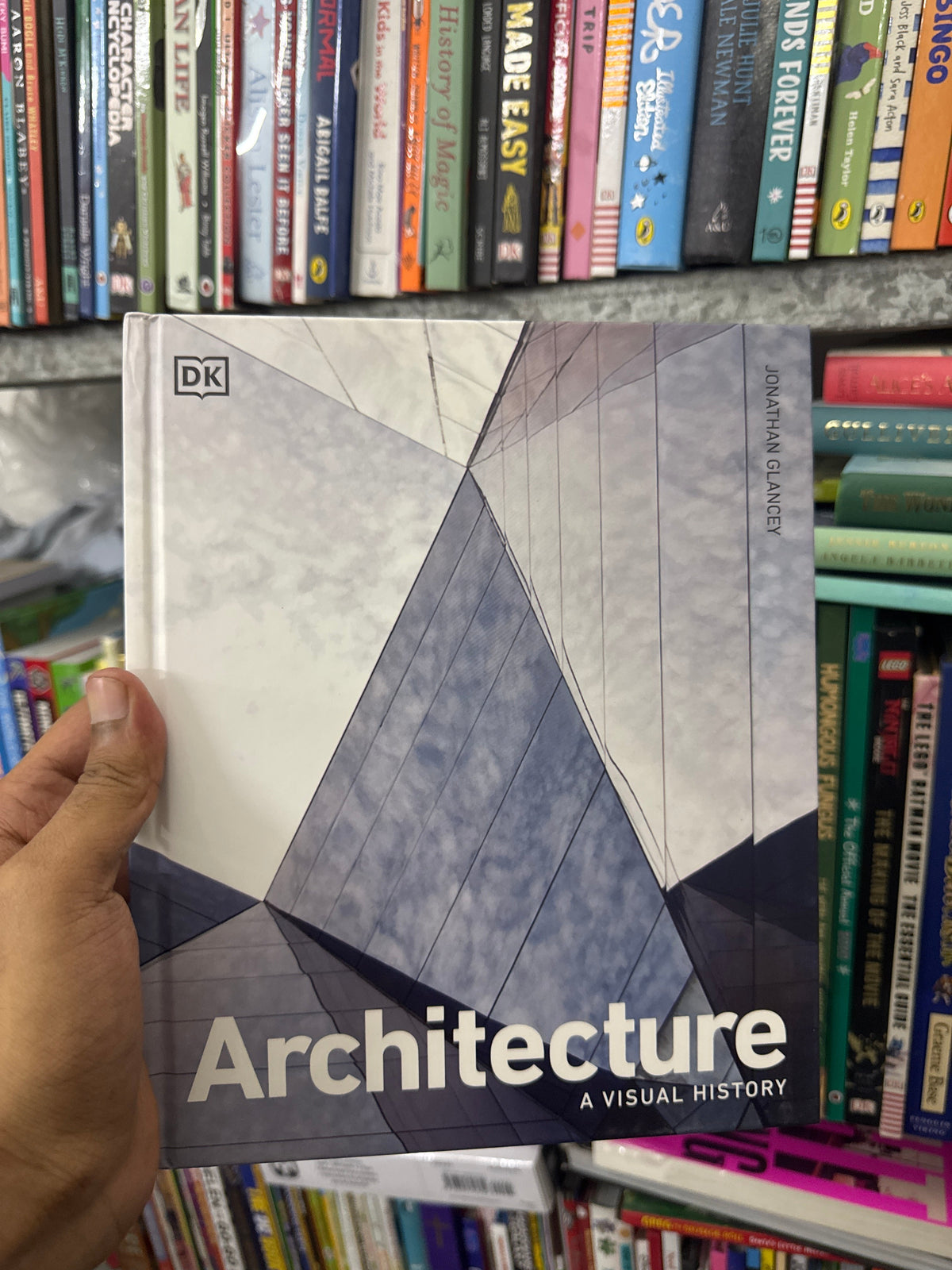 Back cover details of Architecture: A Visual History imported edition
