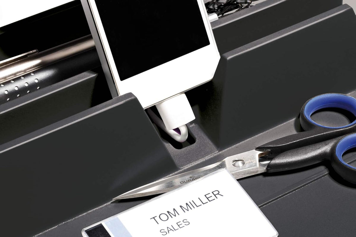 DURABLE VARICOLOR SMART OFFICE DESK STATIONERY ORGANISER IPAD PHONE STAND