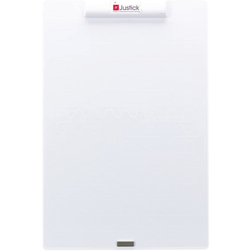 Justick by Smead, Frameless Mini Electro Dry-Erase Board with clear overlay, with Electro Surface Technology, White 400 mm X 600 mm